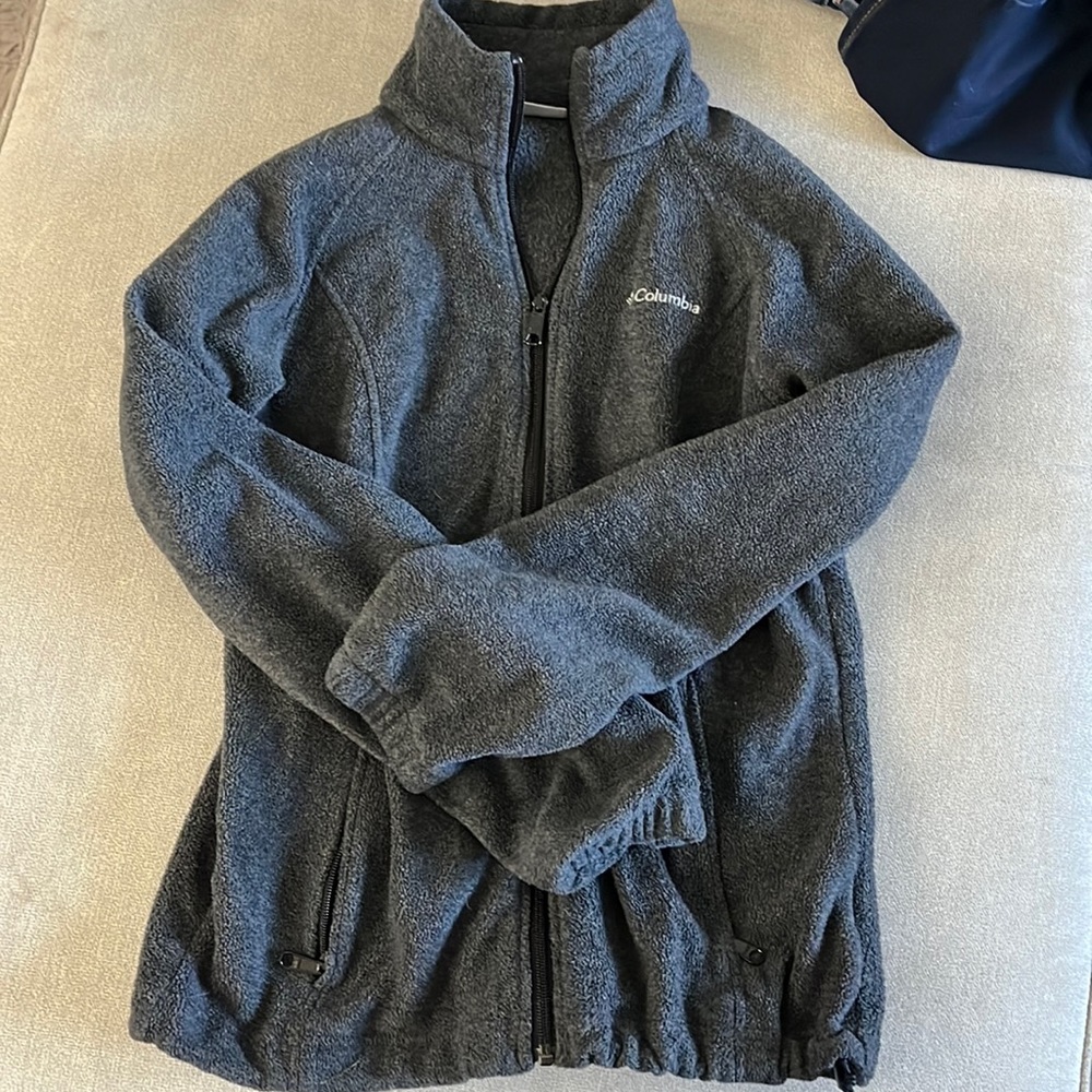 Womens dark gray Columbia jacket